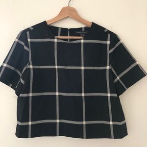 Business Casual Check Top